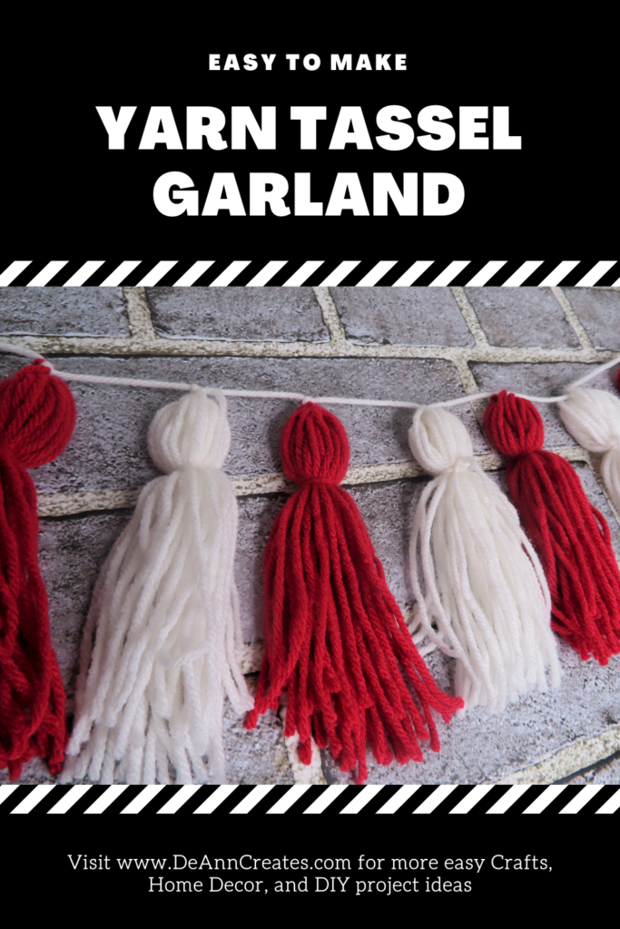 Pinterest Pin | Make Your Own Tassel Garland in No Time