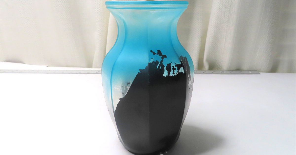 Amazing Acrylic Paint and Baking Soda Vase Makeover DeAnn Creates