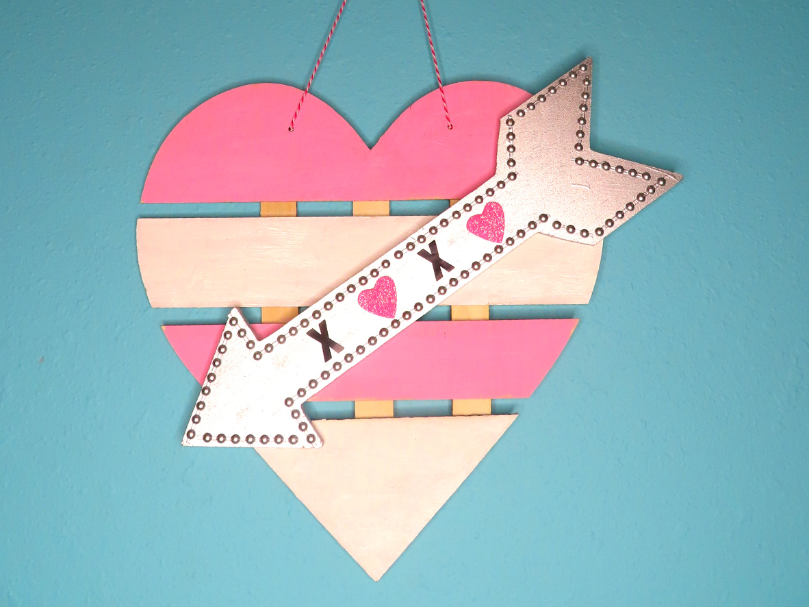 Dollar Tree Valentine’s Heart Craft You Have To See