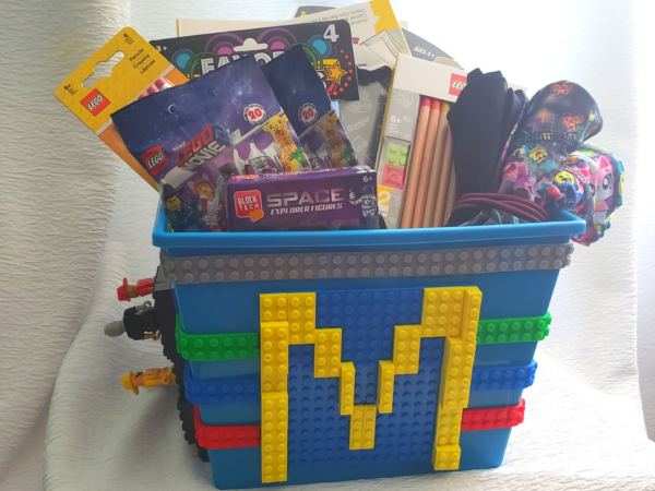 slide away lego basket