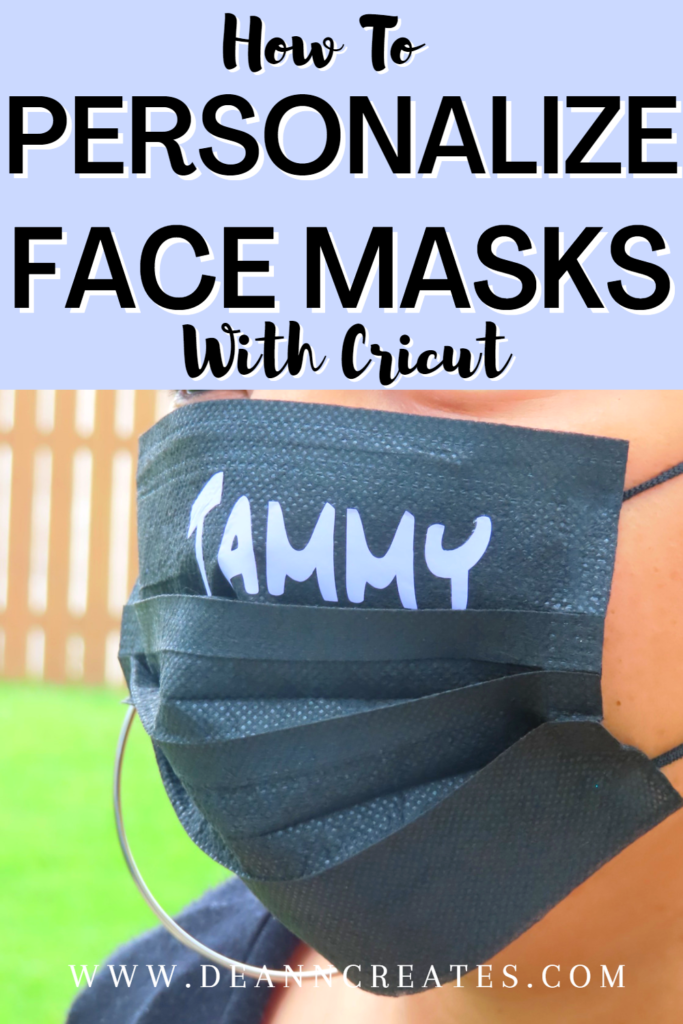 How To Do Iron On Vinyl To Personalize Face Masks
