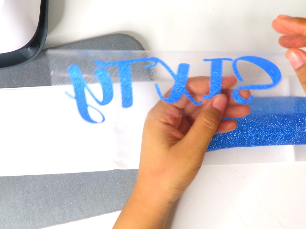 How To Make a Customized Sash with Cricut