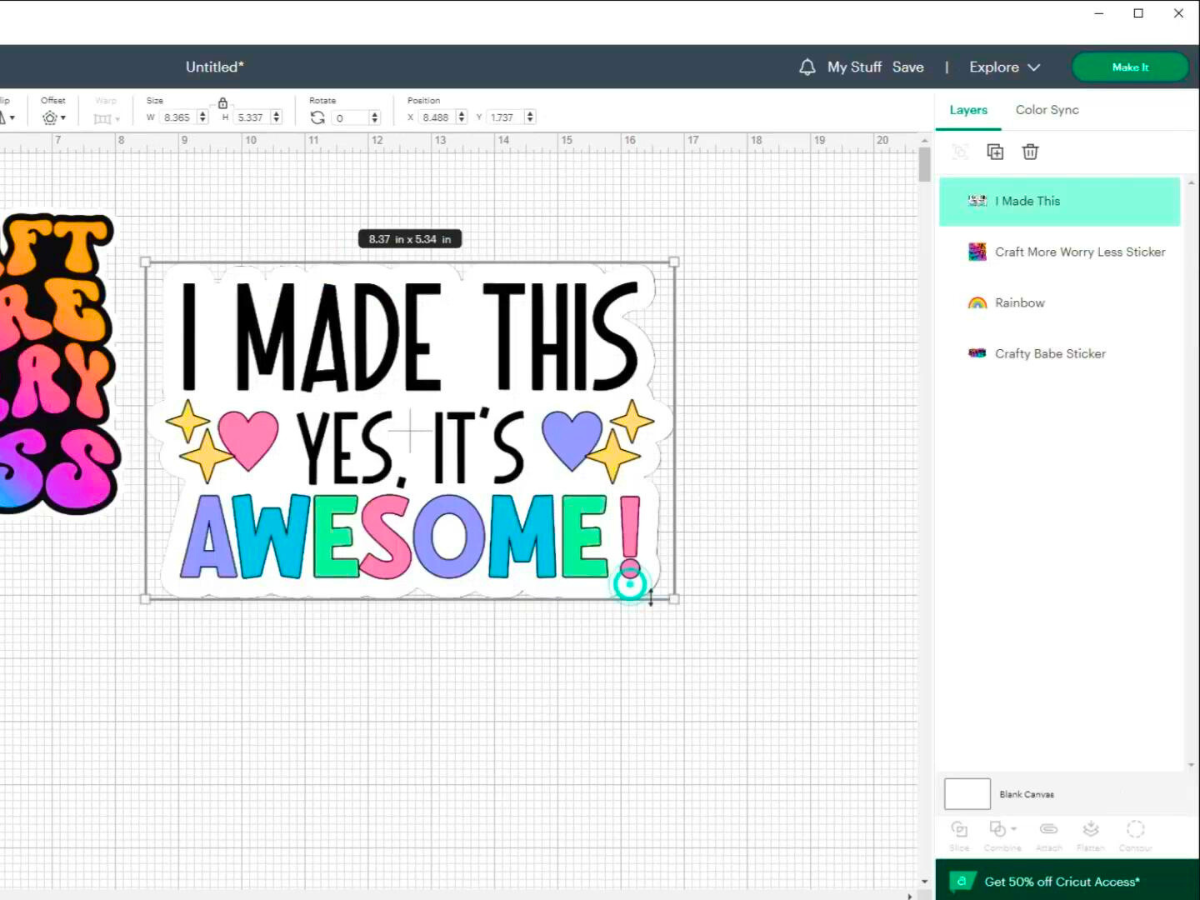 How to Make Stickers with Cricut Crafting Made Easy DeAnn Creates